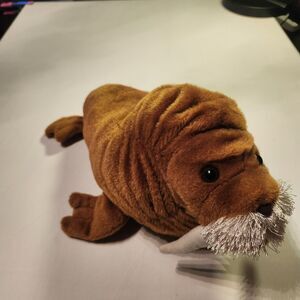 Wild Republic Plush Walrus with Tusks 15” long Brown Stuffed Animal Toy